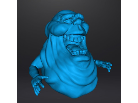 SLIMER GHOST SCULPTURE MODEL CREATURE MONSTER HALLOWEEN 3D प्रिंट मॉडल