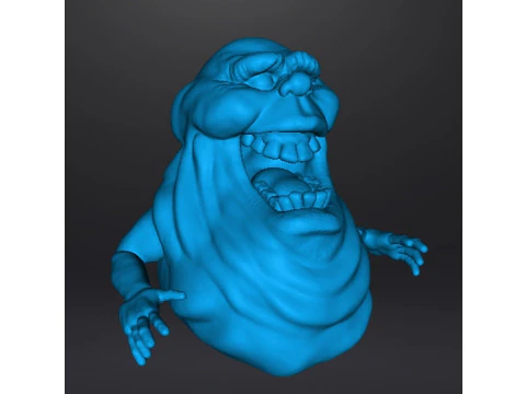 SLIMER GHOST SCULPTURE MODEL CREATURE MONSTER HALLOWEEN 3D Print Model