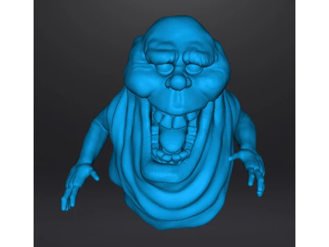 SLIMER GHOST SCULPTURE MODEL CREATURE MONSTER HALLOWEEN 3D Print Model