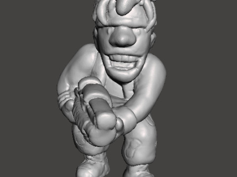 METAL SLUG MARCO ROSSI MINIATURE MODEL FOR SCIFI GAMES RPG 3D प्रिंट मॉडल