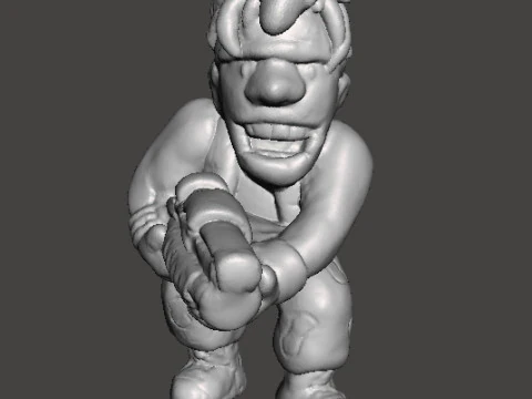 MODELLO IN MINIATURA MARCO ROSSI METAL SLUG PER GDR SCIFI GAMES Modello di stampa 3D