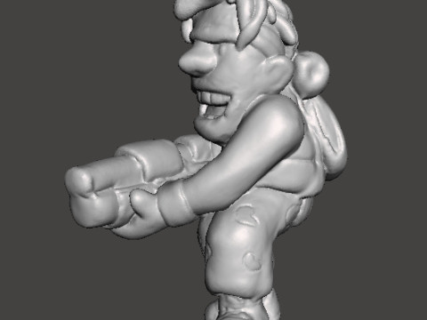 METAL SLUG MARCO ROSSI MINIATURE MODEL FOR SCIFI GAMES RPG 3D प्रिंट मॉडल