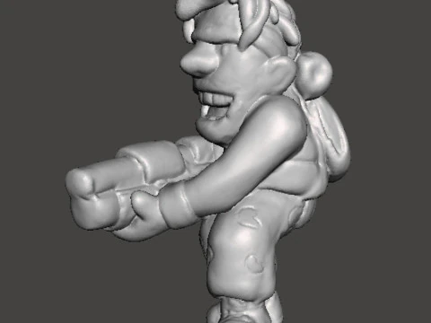 MODELLO IN MINIATURA MARCO ROSSI METAL SLUG PER GDR SCIFI GAMES Modello di stampa 3D