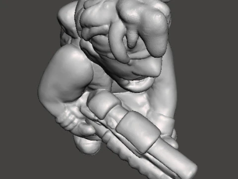 MODELLO IN MINIATURA MARCO ROSSI METAL SLUG PER GDR SCIFI GAMES Modello di stampa 3D