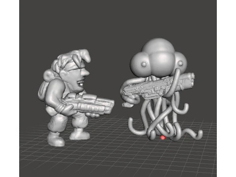 MODELLO IN MINIATURA MARCO ROSSI METAL SLUG PER GDR SCIFI GAMES Modello di stampa 3D