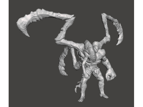 RE PARASITE SUPERTYRANT MINIATURE MODEL FOR HORROR OR FANTASY GAMES RPG DND 3D प्रिंट मॉडल