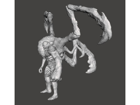 RE PARASITE SUPERTYRANT MINIATURE MODEL FOR HORROR OR FANTASY GAMES RPG DND 3D प्रिंट मॉडल
