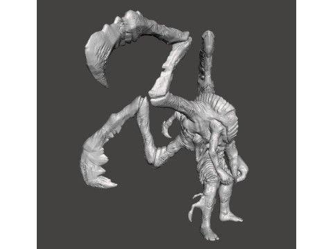 RE PARASITE SUPERTYRANT MINIATURE MODEL FOR HORROR OR FANTASY GAMES RPG DND 3D प्रिंट मॉडल
