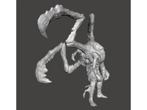 RE PARASITE SUPERTYRANT MINIATURE MODEL FOR HORROR OR FANTASY GAMES RPG DND 3D Print Model