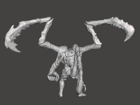 RE PARASITE SUPERTYRANT MINIATURE MODEL FOR HORROR OR FANTASY GAMES RPG DND 3D प्रिंट मॉडल