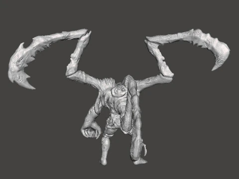 RE PARASITE SUPERTYRANT MINIATURE MODEL FOR HORROR OR FANTASY GAMES RPG DND 3D Print Model