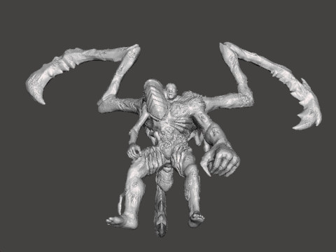 RE PARASITE SUPERTYRANT MINIATURE MODEL FOR HORROR OR FANTASY GAMES RPG DND 3D प्रिंट मॉडल