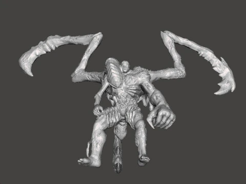 RE PARASITE SUPERTYRANT MINIATURE MODEL FOR HORROR OR FANTASY GAMES RPG DND 3D Print Model