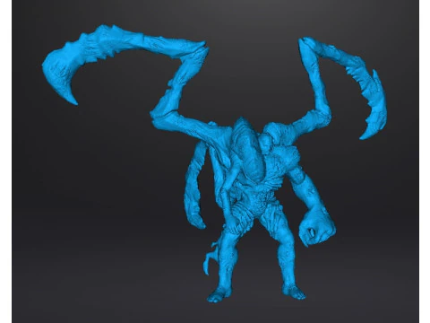 RE PARASITE SUPERTYRANT MINIATURE MODEL FOR HORROR OR FANTASY GAMES RPG DND 3D Print Model