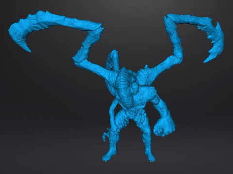 RE PARASITE SUPERTYRANT MINIATURE MODEL FOR HORROR OR FANTASY GAMES RPG DND 3D प्रिंट मॉडल