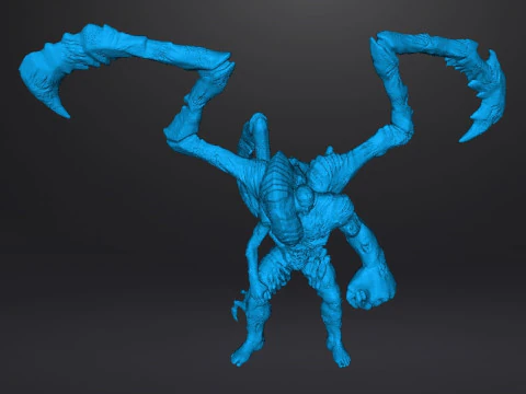 RE PARASITE SUPERTYRANT MINIATURE MODEL FOR HORROR OR FANTASY GAMES RPG DND 3D Print Model