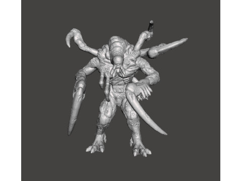 RE JABBERWOCK MINIATURE MODEL FOR HORROR OR FANTASY GAMES RPG DND 3D Print Model