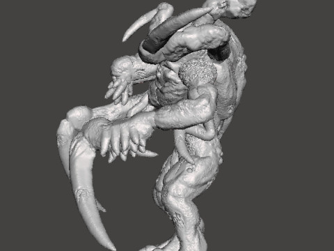 RE JABBERWOCK MINIATURE MODEL FOR HORROR OR FANTASY GAMES RPG DND Modèles 3D en vedette