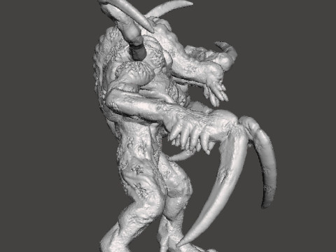 RE JABBERWOCK MINIATURE MODEL FOR HORROR OR FANTASY GAMES RPG DND Modèles 3D en vedette