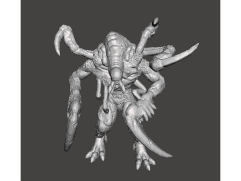RE JABBERWOCK MINIATURE MODEL FOR HORROR OR FANTASY GAMES RPG DND Modèles 3D en vedette