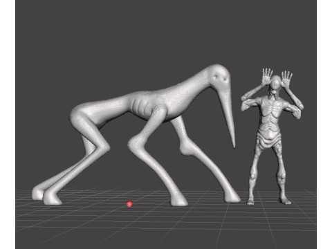 TREVOR HENDERSON NEEDLE HORSE MODEL FIGURE FOR HORROR FANTASY GAMES RPG DND Model do druku 3D