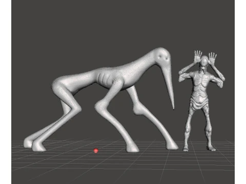 TREVOR HENDERSON NEEDLE HORSE MODEL FIGURE FOR HORROR FANTASY GAMES RPG DND 3D Print Model