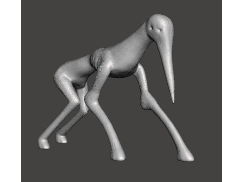 TREVOR HENDERSON NEEDLE HORSE MODEL FIGURE FOR HORROR FANTASY GAMES RPG DND Model do druku 3D
