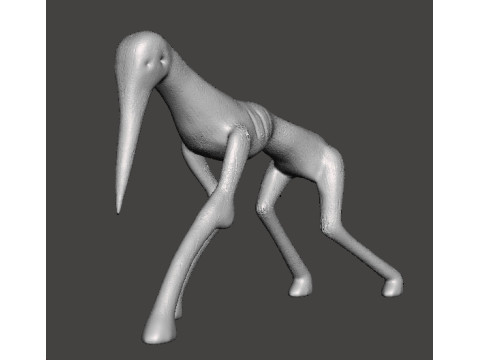TREVOR HENDERSON NEEDLE HORSE MODEL FIGURE FOR HORROR FANTASY GAMES RPG DND Model do druku 3D
