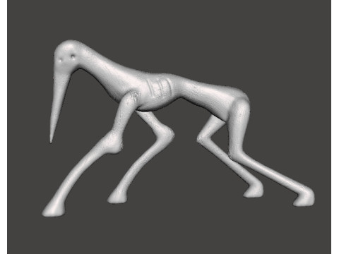 TREVOR HENDERSON NEEDLE HORSE MODEL FIGURE FOR HORROR FANTASY GAMES RPG DND Model do druku 3D
