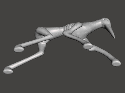 TREVOR HENDERSON NEEDLE HORSE MODEL FIGURE FOR HORROR FANTASY GAMES RPG DND Model do druku 3D