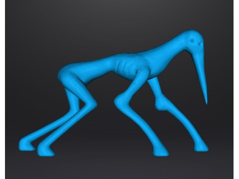 TREVOR HENDERSON NEEDLE HORSE MODEL FIGURE FOR HORROR FANTASY GAMES RPG DND Model do druku 3D