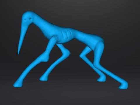 TREVOR HENDERSON NEEDLE HORSE MODEL FIGURE FOR HORROR FANTASY GAMES RPG DND Model do druku 3D