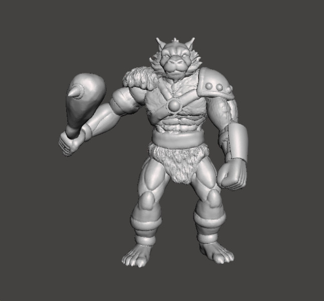 JACKALMAN MINIATURE MODEL FIGURE FOR FANTASY GAMES RPG DND Modelo de impresión 3D .c4d .max .obj .3ds .fbx .stl .blend 