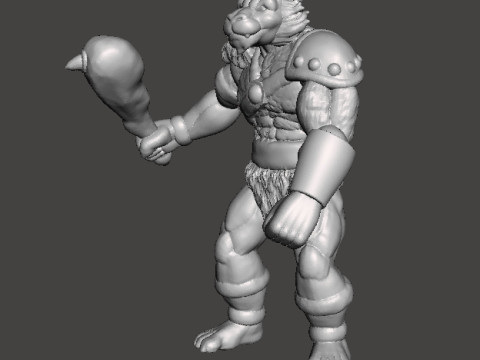 JACKALMAN MINIATURE MODEL FIGURE FOR FANTASY GAMES RPG DND Modelo de impresión 3D