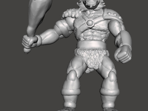 JACKALMAN MINIATURE MODEL FIGURE FOR FANTASY GAMES RPG DND Modelo de impresión 3D