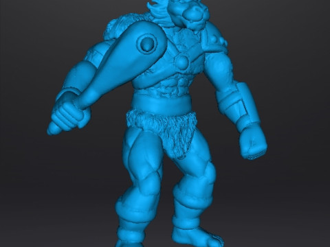 JACKALMAN MINIATURE MODEL FIGURE FOR FANTASY GAMES RPG DND Modelo de impresión 3D