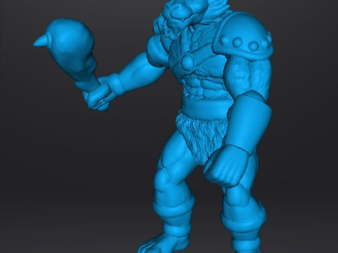 JACKALMAN MINIATURE MODEL FIGURE FOR FANTASY GAMES RPG DND Modelo de impresión 3D