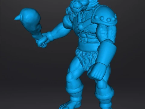 JACKALMAN MINIATURE MODEL FIGURE FOR FANTASY GAMES RPG DND 3D Print Model