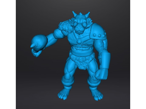 JACKALMAN MINIATURE MODEL FIGURE FOR FANTASY GAMES RPG DND Modelo de impresión 3D