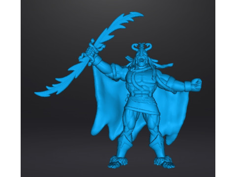 MUMMRA WITH SWORD MINIATURE MODEL FIGURE FOR FANTASY GAMES RPG DND Modèles 3D en vedette