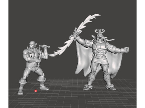 PANTHRO MINIATURE MODEL FIGURE FOR FANTASY GAMES RPG DND 3Dプリントモデル