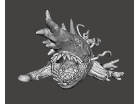 SHARK CARRION MINIATURE MODEL FOR HORROR OR FANTASY GAMES RPG DND 3D 프린트 모델
