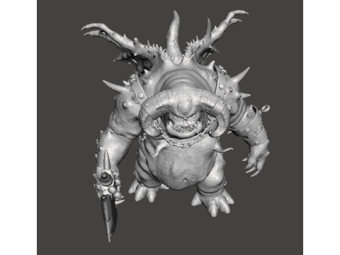 VANGUARD DEMON MINIATURE MODEL FOR FANTASY GAMES RPG DND 3D Print Model