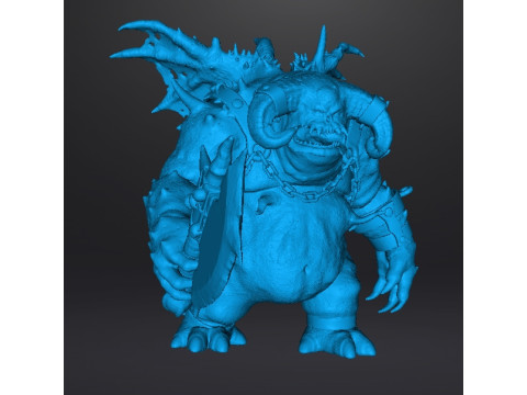 VANGUARD DEMON MINIATURE MODEL FOR FANTASY GAMES RPG DND 3D Print Model