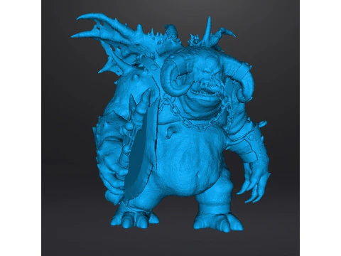 VANGUARD DEMON MINIATURE MODEL FOR FANTASY GAMES RPG DND 3D Print Model