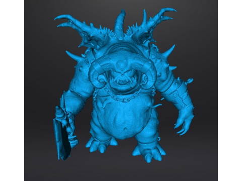 VANGUARD DEMON MINIATURE MODEL FOR FANTASY GAMES RPG DND 3D Print Model