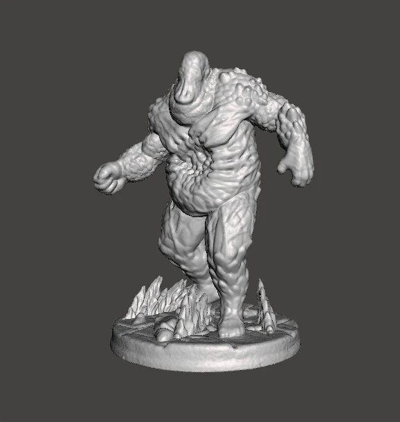 FLESHBURSTER DEMON MINIATURE MODEL FOR FANTASY GAMES RPG DND 3D Print Model .c4d .max .obj .3ds .fbx .stl .blend 