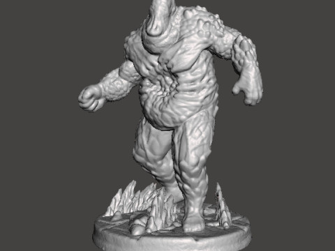 FLESHBURSTER DEMON MINIATURE MODEL FOR FANTASY GAMES RPG DND 3D 프린트 모델