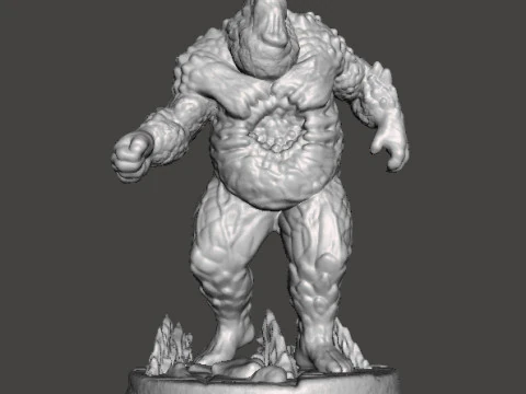 FLESHBURSTER DEMON MINIATURE MODEL FOR FANTASY GAMES RPG DND 3D Print Model