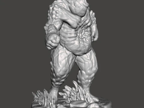 FLESHBURSTER DEMON MINIATURE MODEL FOR FANTASY GAMES RPG DND 3D Print Model